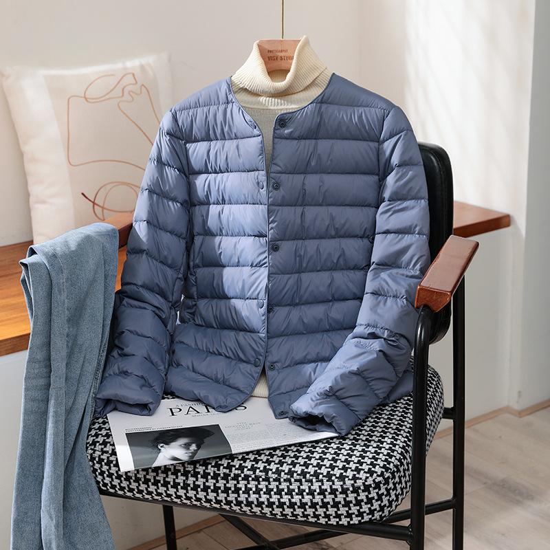 Autumn Winter Warm Women White Duck Down Slim Jackets Female Ultra Lightweight Packable Puffer Coats