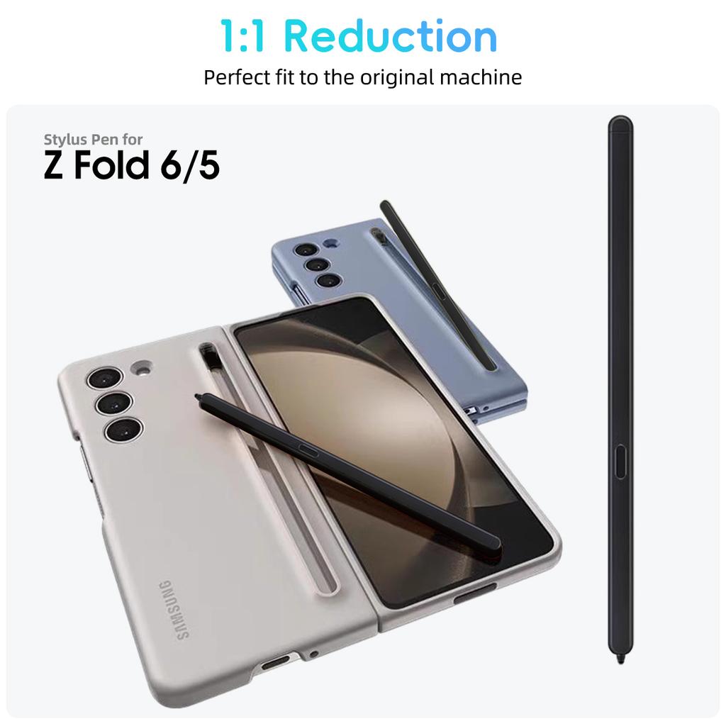 For Samsung Galaxy Z Fold 5/6 S Pen Compatible with Galaxy Z Fold 4/3 Fold Edition Touch Stylus with 3 Replaceable Tip 6