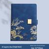 A5 Chinese Tide Faux Leather Business Notebook Gift Set - Customizable for Meetings