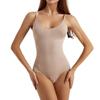 Einteilige Shapewear für Frauen: Bauchkontrollhose mit Schrittöffnung, taillenformenden und gesäßhebenden Bändern, formgebender Dreiecks-BH