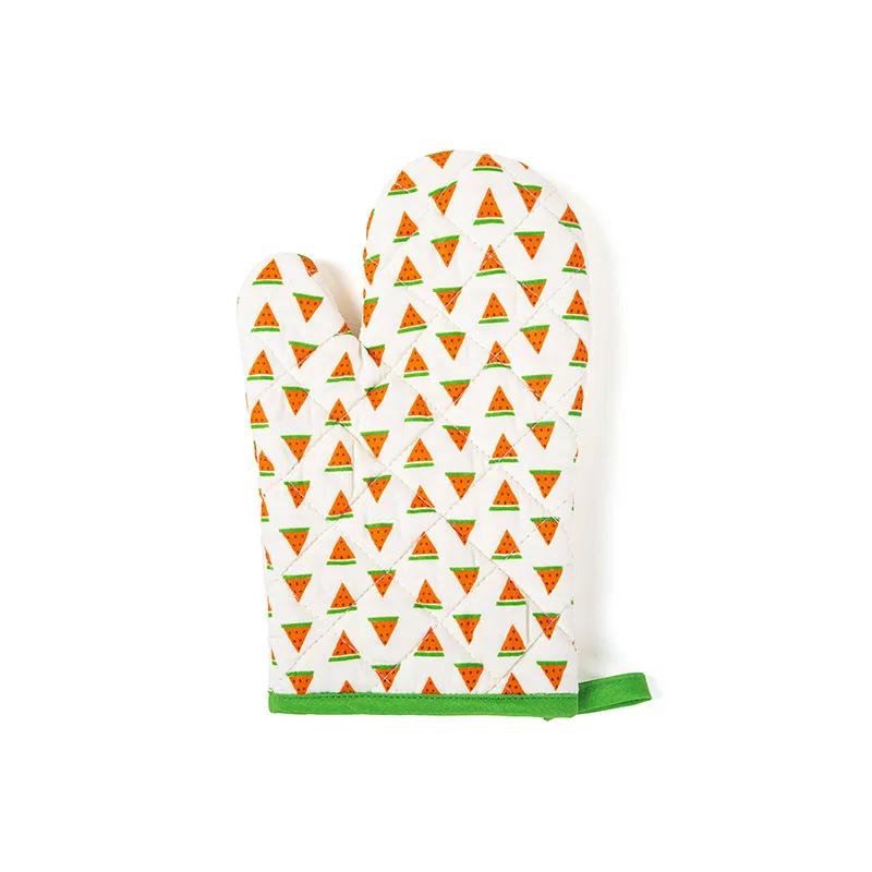 1 stücke Mikrowelle Backen BBQ Handschuh Baumwolle Niedlichen Ofen Mitts Hitzebeständige Topflappen Rutschfeste Küche Kochen Werkzeuge Fäustling