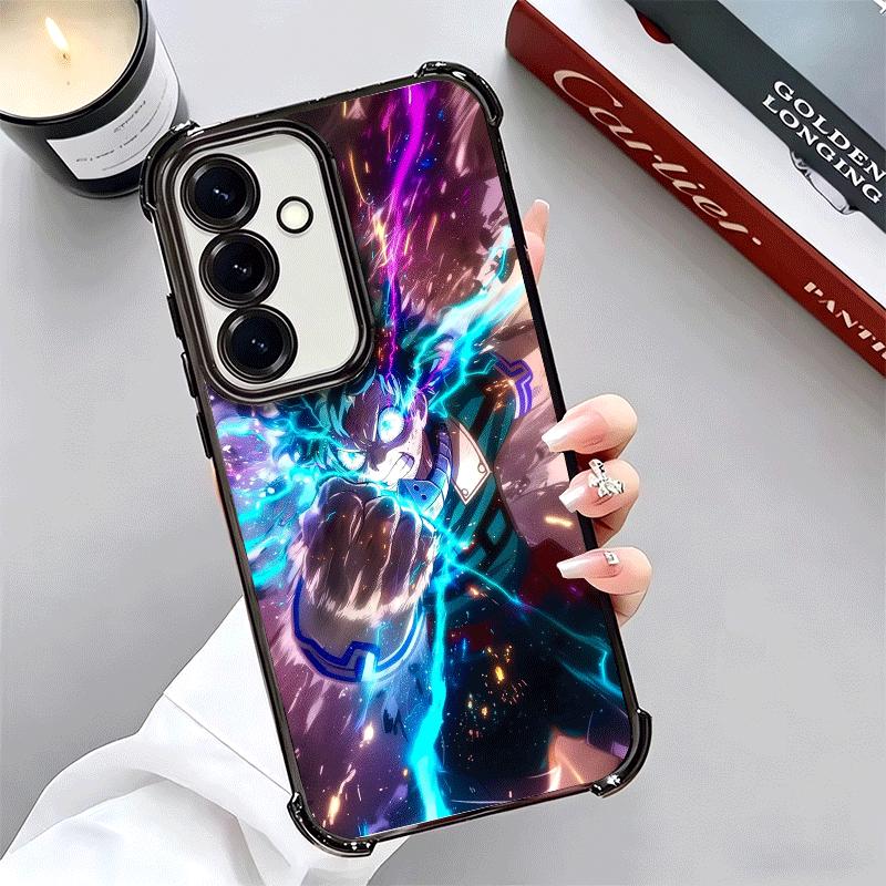 MHA My Hero Midoriya Izuku Deku Soft Phone Case For Samsung A17 A27 A07 A37 A57 A16 A56 A15 A55 A14 A54 A13 A53 A26 A36 A25 A35