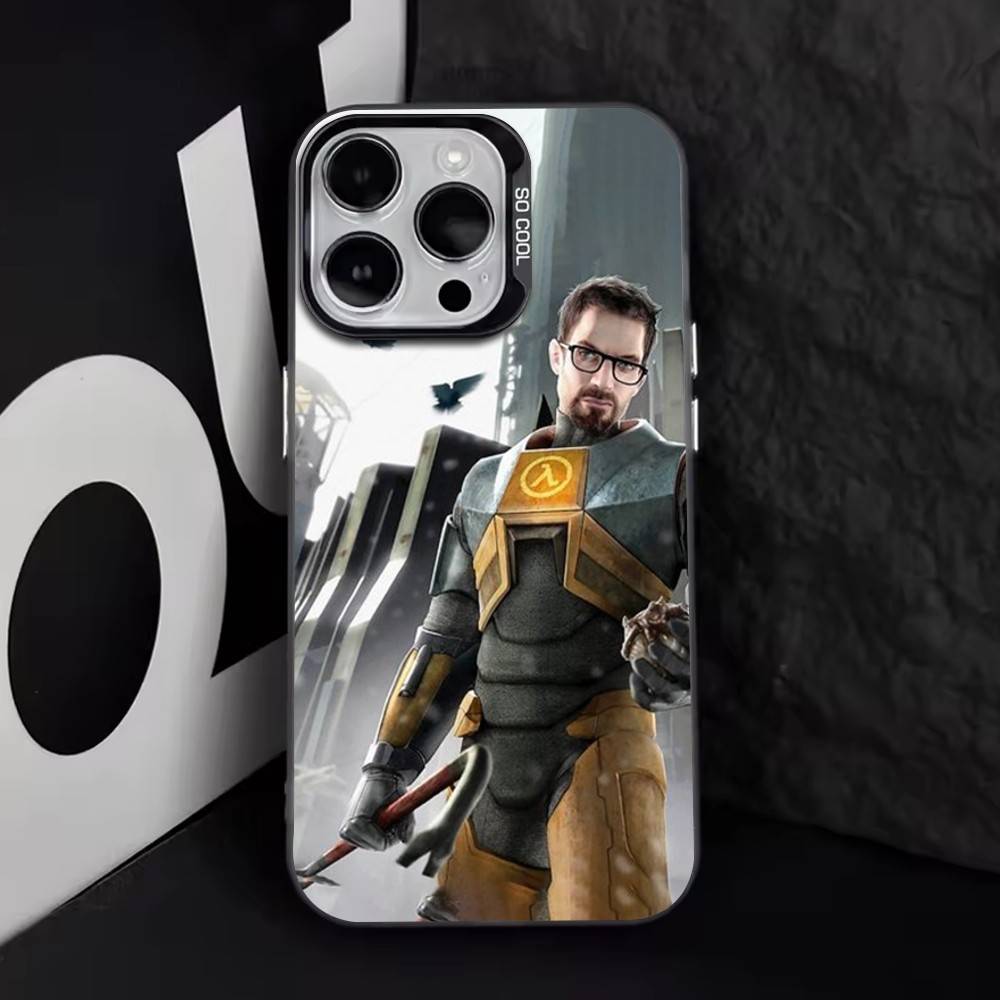 Half-Life   Phone Case For iPhone 17,16,15,14,13,12,11 Plus,Pro Max,XS,Colorful Silver Black Cover iPhoneXSMAX