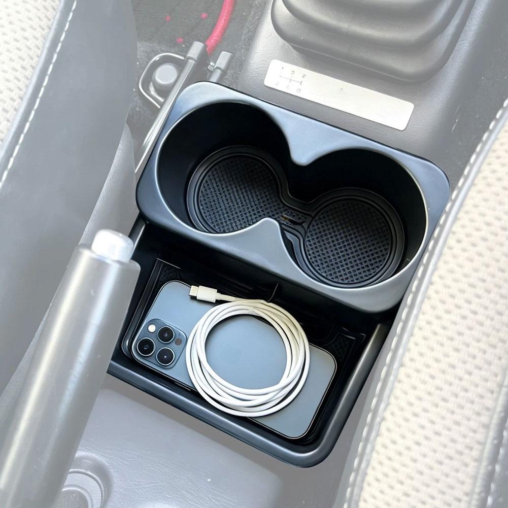 Car Modified Center Console Multifunctional Storage Box With Cup Holder Storage Box For Suzuki Jimny JB23 JB33 JB43 1998-2018
