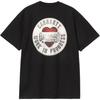 Loose Fit Graphic Print Crew Neck Short Sleeve T-Shirt Men Tops Black I034658-89-XX