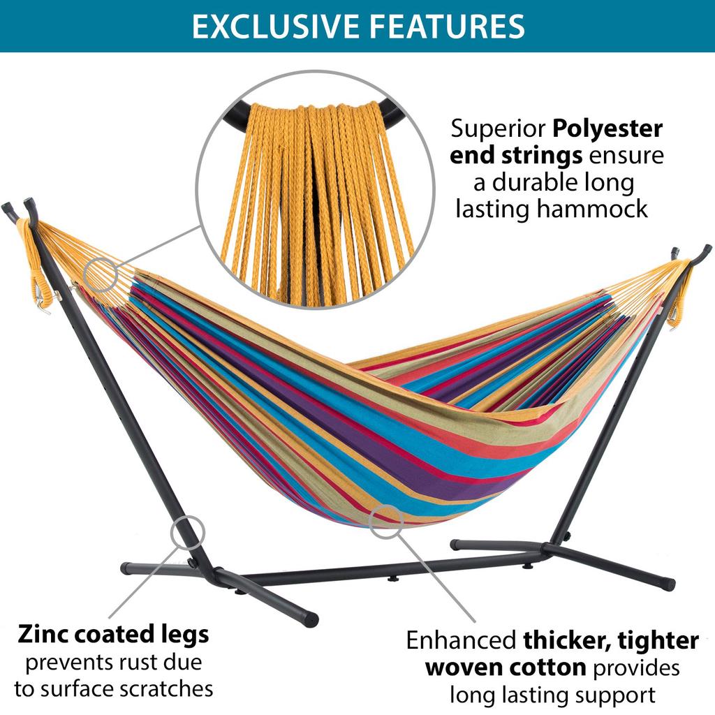 Vivere Favorite Double Tropical America's Hammock, Size,