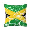 Custom Jamaican Rasta Flag Pillow Covers Home Decorative Fashion Jamaica Pride Chair Cushion Square Pillowcase
