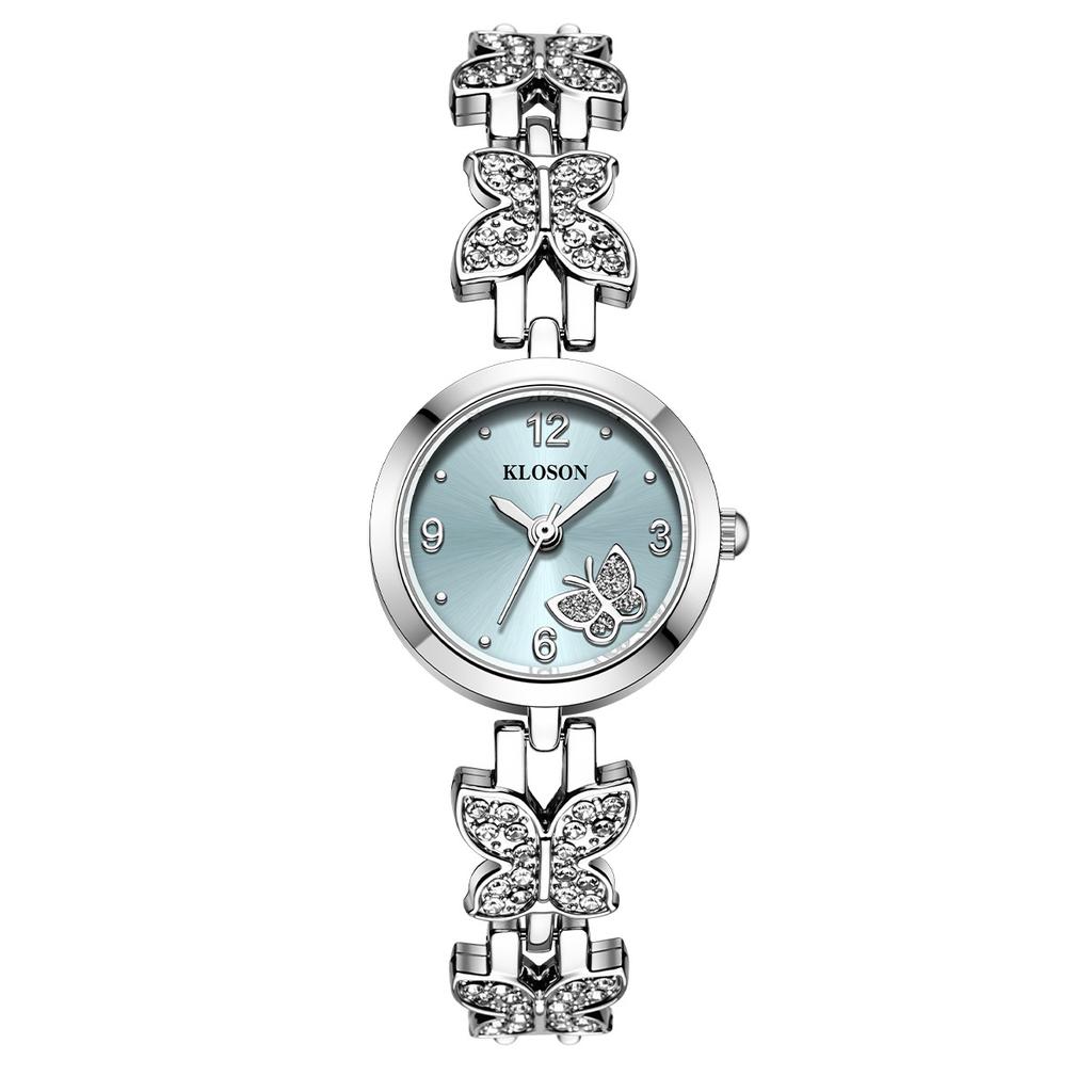 Schmetterlingsuhr Damen Leichter Luxus Nische Exquisit Mode High-End Armband Pendeln Vielseitig Temperament Quarz Uhr