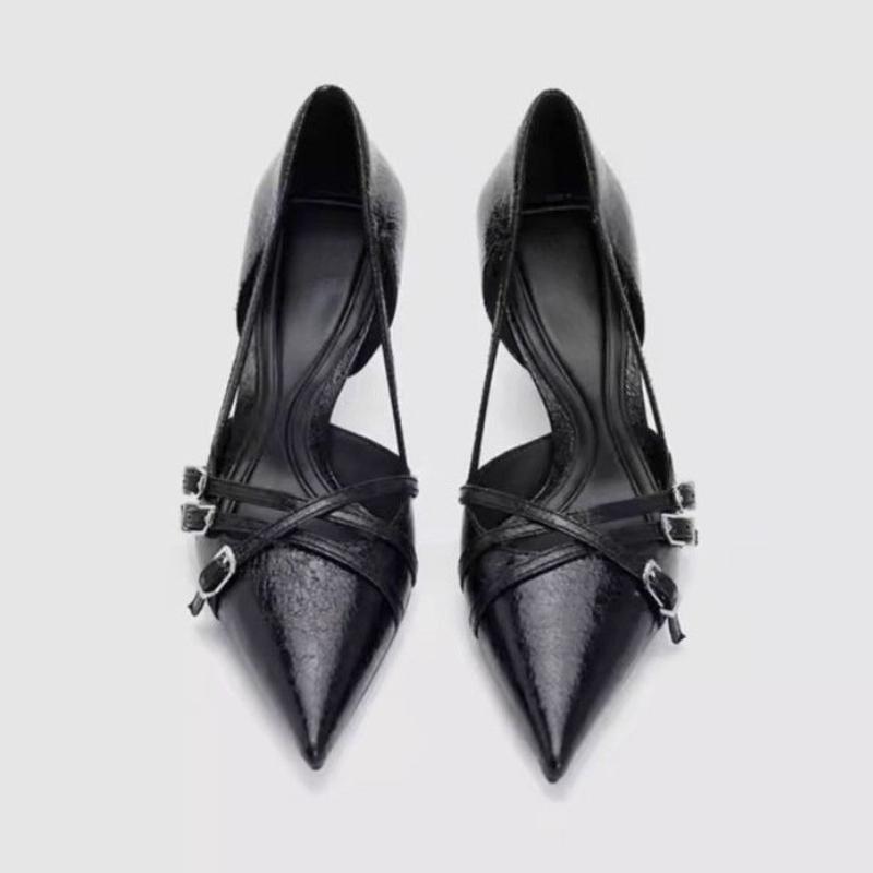 Designer High Heel Women's Mary Jane Shoes Fashion Shallow Slip on Shoes Spring Autumn Party Dress Shoes