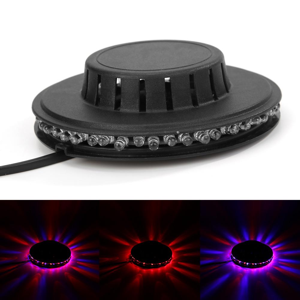 48LED Colorful Rotating Light 8W Disco Effect Lamp Voice Control Stage Flash Light for Home Wall Decor