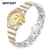 Sanda Women's Luxury Thin Mother-of-Pearl Dial Quartz Watch - Trendy, Waterproof, Casual, Business Wristwatch