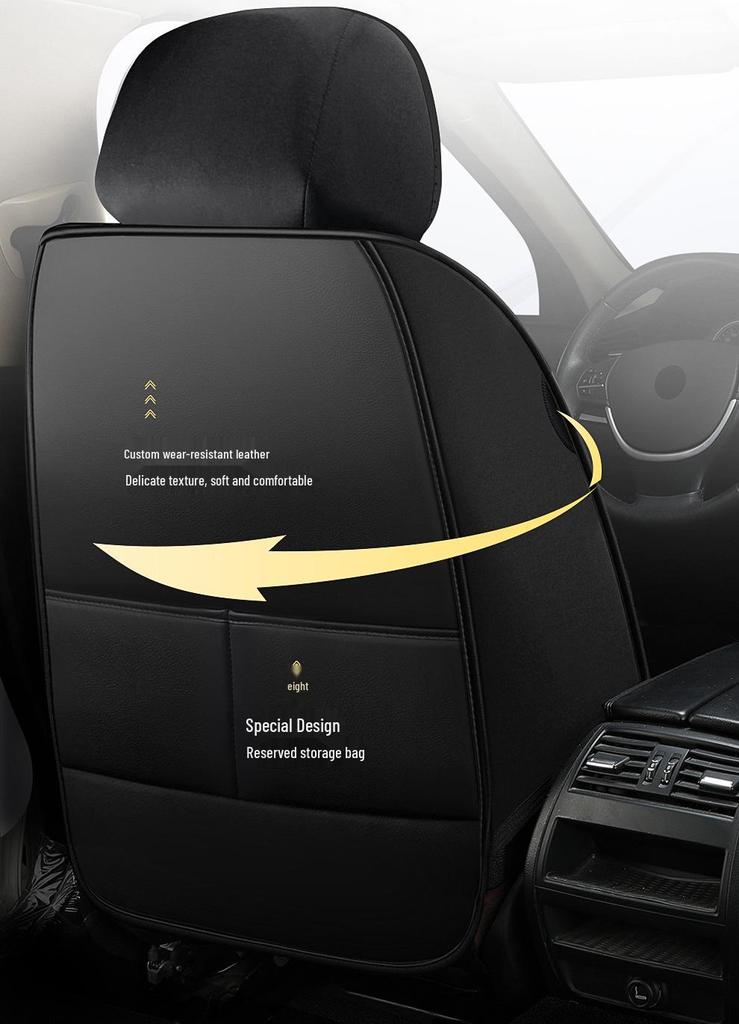 Universal All-Season Leather Car Seat Cover