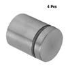 4pcs Stainless Steel Advertise Fixing Pins Glass Standoff Mounting Bolts (25*25mm)