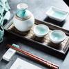 Restaurant Secret Skae Cup Set Alcohol Gift Japanese Small Sake Bottle Utensils Tequila Hip Flask Decantador Vino Drinkware