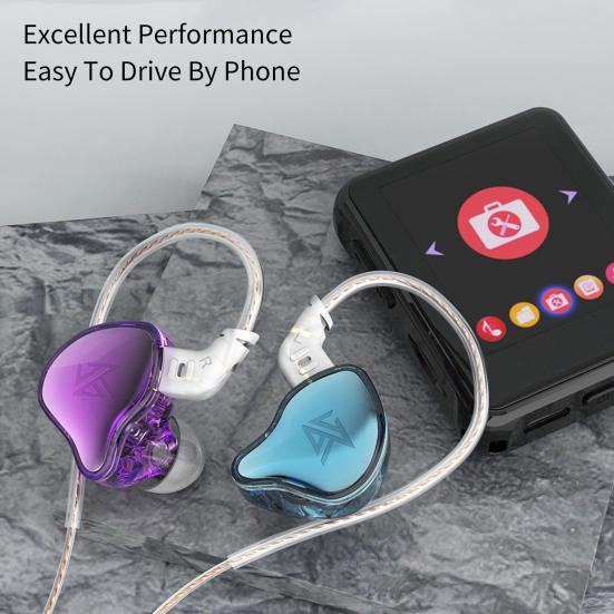 KZ Wired Earphone High Fidelity Line Control ABS Noise Reduction In-ear Headset for Phone