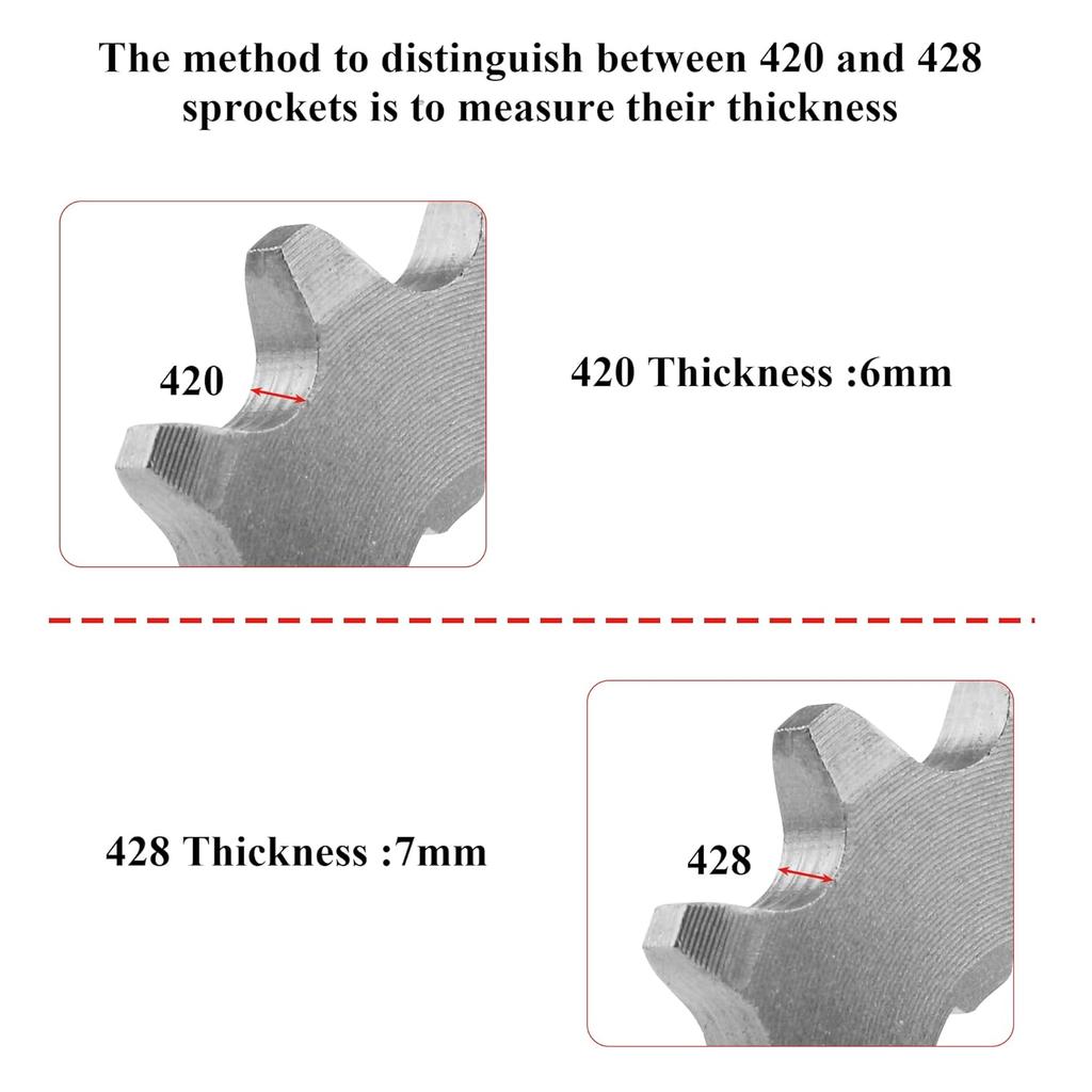 PRO BAT 420 18T 17mm Front Engine Sprocket 125cc 140cc 150cc 160cc TaoTao Loncin Lifan Zongshen Roketa Coolster Sunl Chinese ATV Quad Dirt Pit Mini