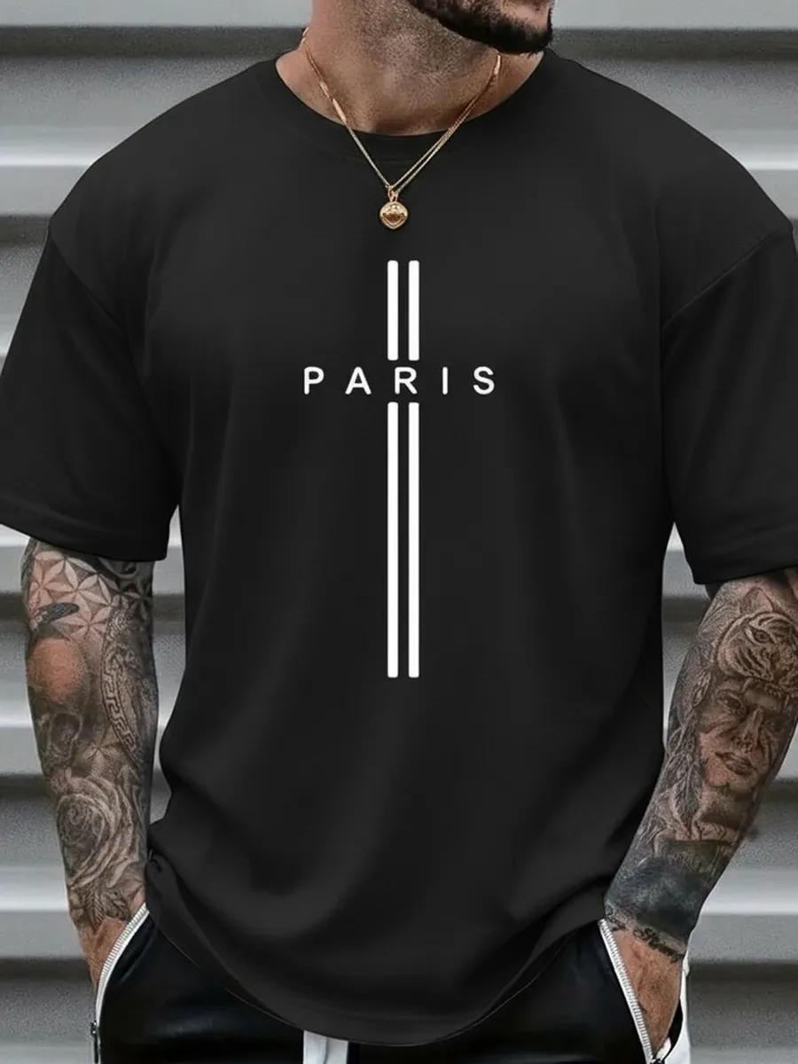 T-shirt with Paris print XL