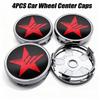 4pcs 56MM 60MM Car Wheel Hub Center Caps Rim Cover SPEED Star Logo Badge Emblem Stickers Universal Car Styling Accessories