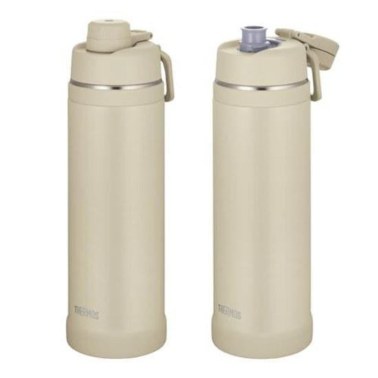 Thermos Water Bottle Vacuum Insulated Sports 1.5L Sand Carry Loop Easy Transport Direct Drinking Removable Spout Cleaning Cold Retention Only FJU-1500