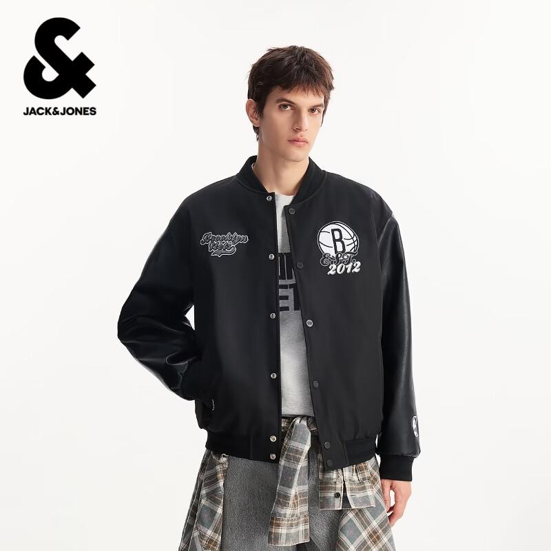 Мужская стеганая куртка Jack & Jones с воротником-стойкой NBA Brooklyn Nets XS
