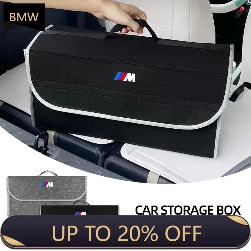2025 E46 For BMW Car Trunk Storage Bag Leather Camping Box Collapsible Auto Organizer For BMW E36 E46 E53 E90 E60 E61 E93 E87 X3