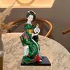 Bambole Geishe Giapponesi Decorative da 12 Pollici Figura Kimono per Decorazione Soggiorno e Ufficio O Regalo Culturale