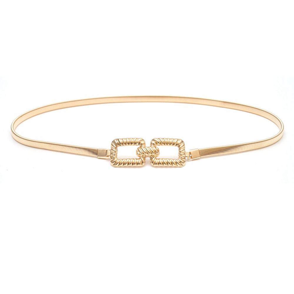 Accessories Gold Waist Corset Chain Belts Metal Waist Belts Women Waist Chain Metal Elastic Belt