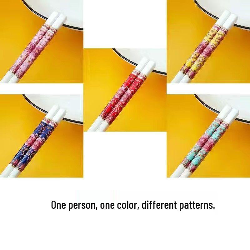 Premium Mold-Proof, Anti-Slip, High-Temp Resistant Bone China Ceramic Chopsticks