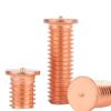 M3 M4 M5 M6 M8 Nagels Koperen Gelakte Las Draadbouten voor Capaciteitsontlading Lassen Puntlasbouten Gelaste Bout