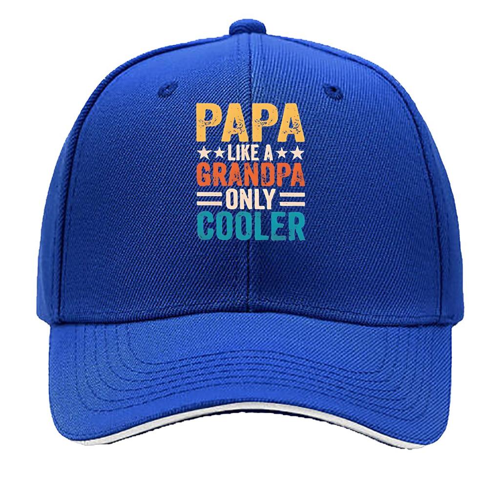 Papa Grandpa Cooler Vintage Hip Hop Hat Fashion Outdoor Sports Sandwich Baseball Cap