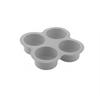 Air Fryer Egg Mold Round Shape Eggs Mold 4 Cavity Non-Stick Silicone Air Fryer Egg Pan Egg Steamer Cooking Mold Fried Egg Tool