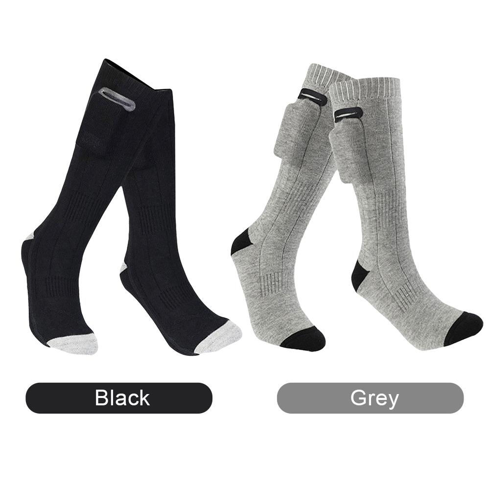 Heated Socks 3 Modes Winter Thermal Socks Washable Outdoor Skiing Foot Warmer for Men and Women