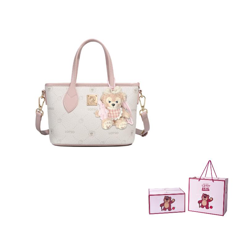 Disney Erdbeerbär Tragetasche Süß Niedlich Täglich Vielseitig Mode College Stil Einfach Kompakt Pendeln Ausflug Verabredung Damen Tragetasche BMK-72649