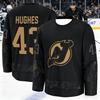 2026 New Jersey Herren Eishockey Trainingsanzug - Schwarz-Gold Sonderedition 3D-gedrucktes Sport-Schnelltrocknungs-Oberteil Familie