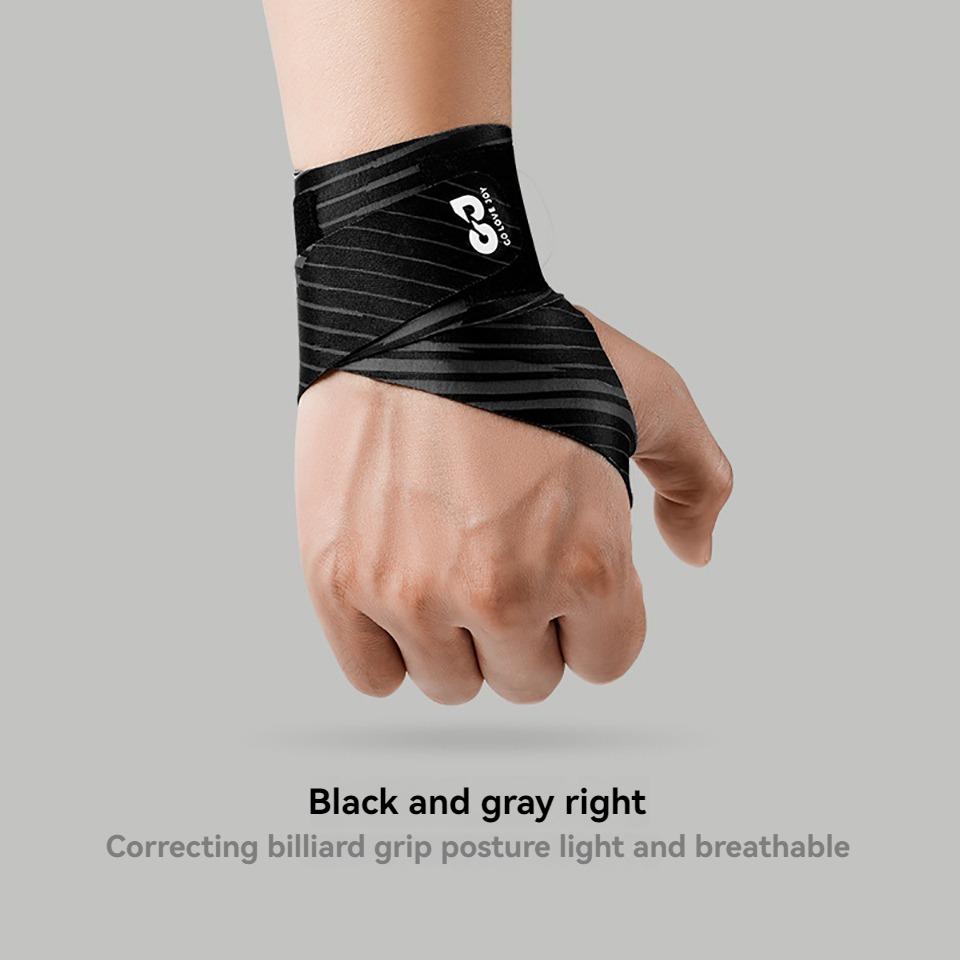 Loogdeel Wrist Brace 1 Pcs Non-Slip Breathable Elastic for Outdoor Sports Cycling Training Left Right Hand Women Men