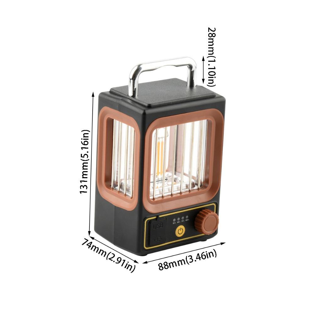 Rechargeable Battery Camping Lamp Waterproof Design Portable Hanging Light  Camping Activities