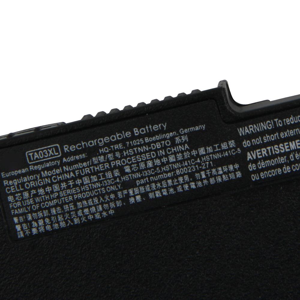 Replacement Laptop Battery TA03XL HSTNN-DB7O For HP Elitebook 840 745 848 850 755 G3 G4 ZBook 15u G3 G4 mt42 mt43 51Wh