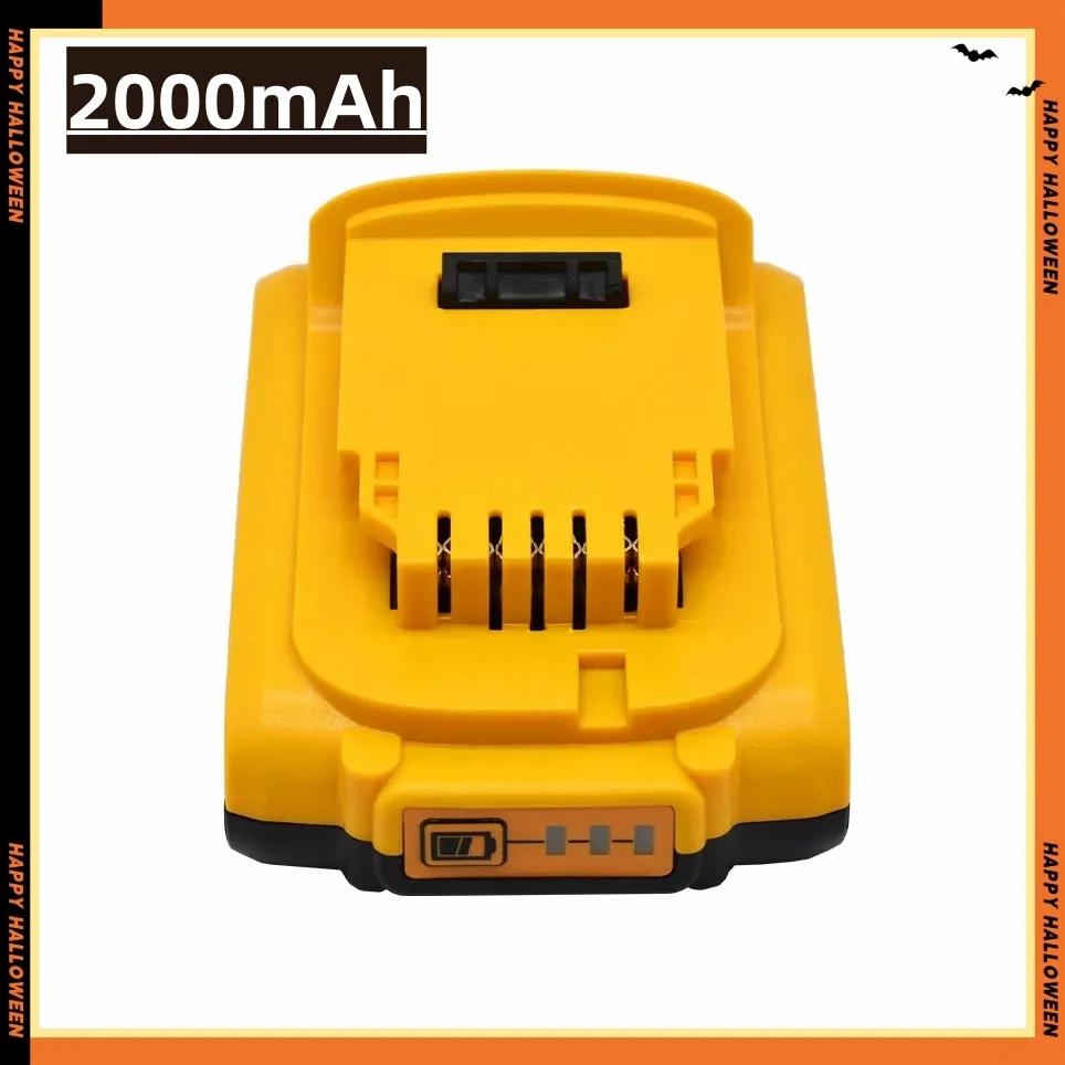 

20 В 2000/4000 мАч DCB200 литий-ионный аккумулятор для электроинструмента Dewalt DCB203 DCB181 DCB180 DCB200 DCB201 DCB201-2 L50