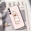Cartoon M-Molang  Phone Case For Samsung Galaxy A73,A72,A71,A70,A53,A52,A51,Others Soft Black Cover