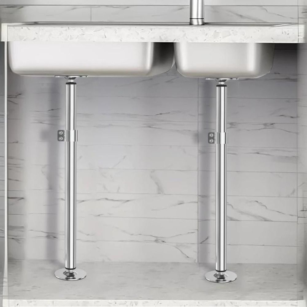 Adjustable Undermount Sink Support Telescopic Kitchen Sink Bracket Adjustable Sink Legs  Bathroom