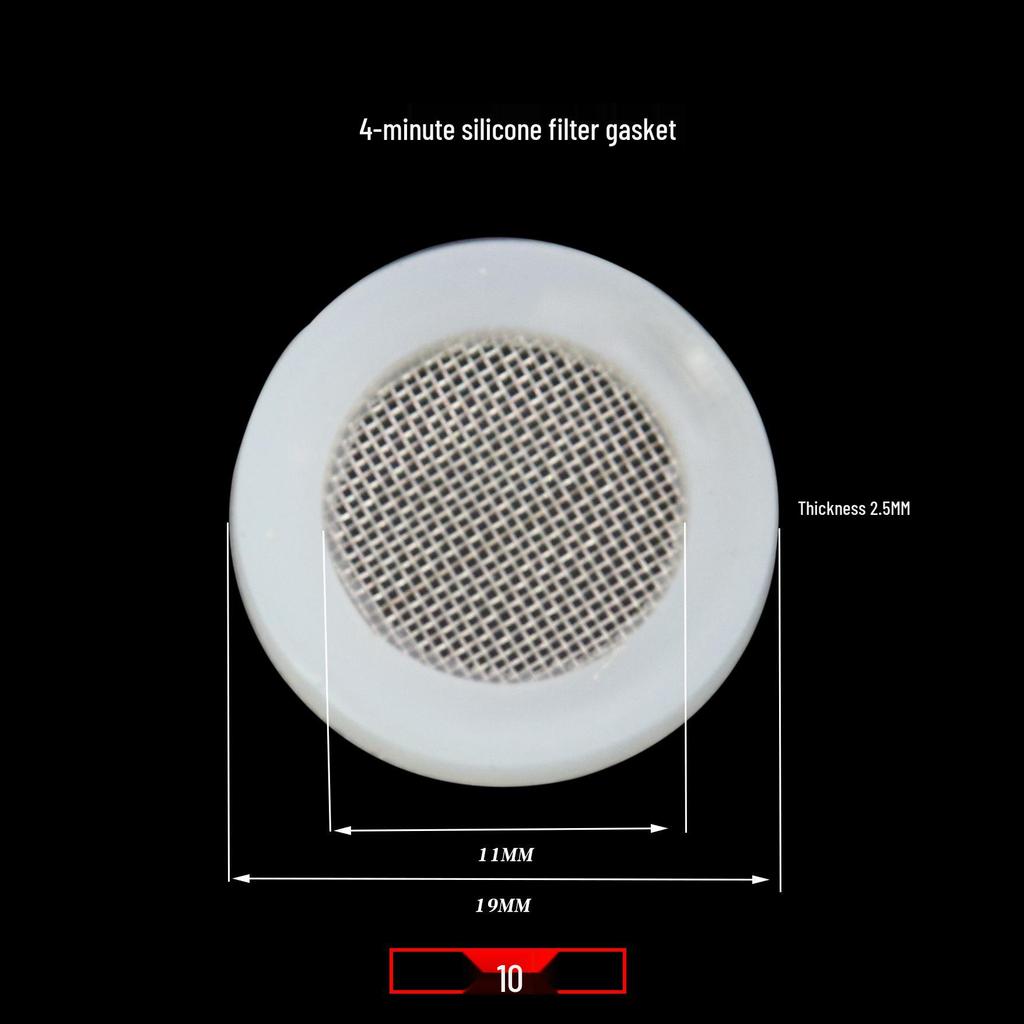 4-Point Shower Head Silicone Gasket & Rubber Washer Set