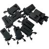 ZCZQC 10PCS Black Trash Can Lock Replacement Kit Spring Press Buckle Touch Top Can Button Plastic Repair Clip Push Switch Self Locking Tissue Box