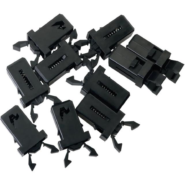 ZCZQC 10PCS Black Trash Can Lock Replacement Kit Spring Press Buckle Touch Top Can Button Plastic Repair Clip Push Switch Self Locking Tissue Box