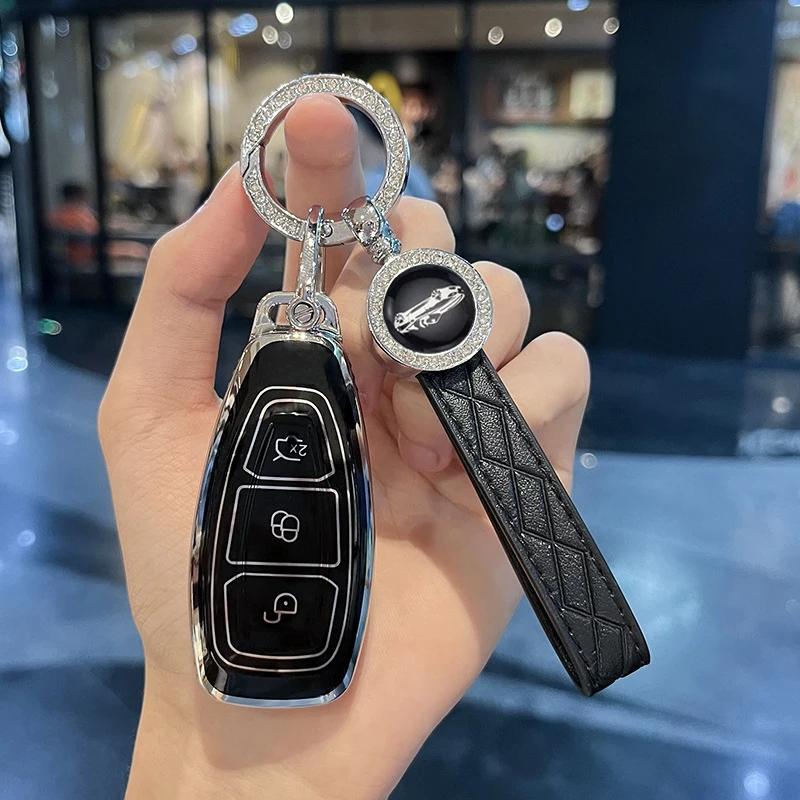 Tpu Housing Remote Fit For Ford Fiesta Focus 3 4 Mondeo Ecosport Kuga Focus St Auto Smart Intelligent Key Fob Cover Case Protector Auto Accessories