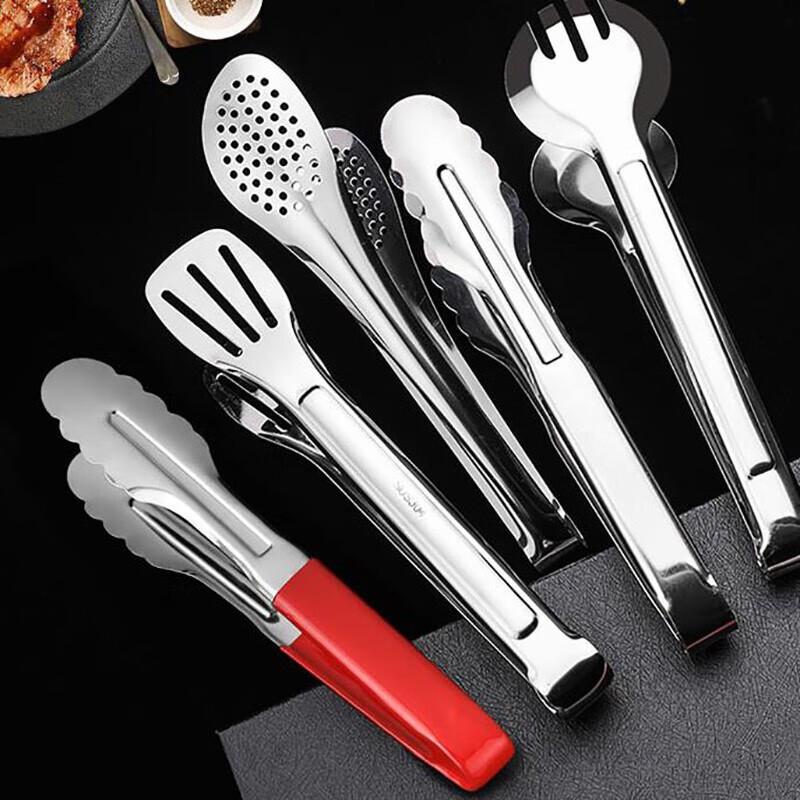 Homeglen 9-calowe szczypce kuchenne ze stali nierdzewnej (Zestaw 5)