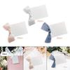 20x Blank Place Cards for Weddings,Decorative,Creative,Party,Banquet,Table Name Cards with Ribbon for Dinner Bridal Shower Table