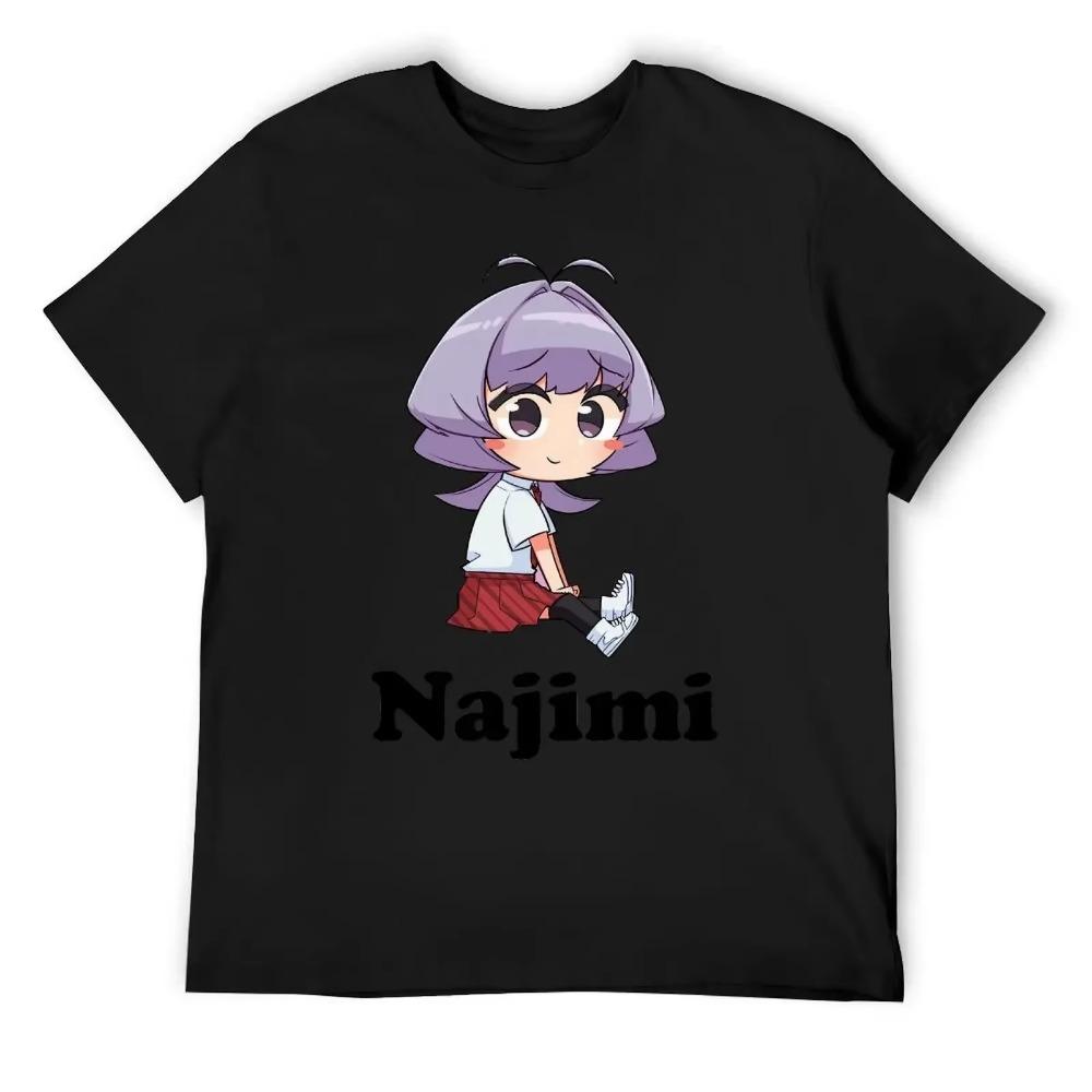 Komi Can T Communicate Najimi For Sale Tshirt Vintage T-shirt Round Neck Movement  Humor Graphic Travel Eur Size