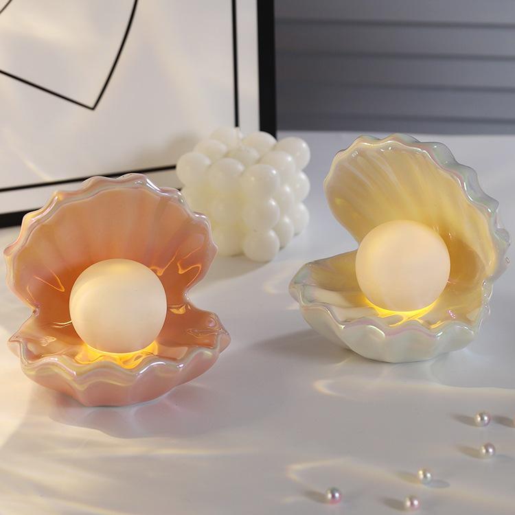 Veilleuse Céramique & Boîte à Bijoux - Décoration Aquarium Mignonne pour la Chambre des Enfants