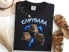 Capybara Heavy Metal Shirt, Vintage 80s Capybara Rock Tee
