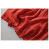 Literarisches Retro-Kleid für Damen, hautfreundlich, große Größe, mit sieben Ärmeln, hohle, lockere Taille